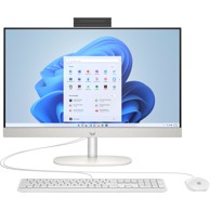 HP AiO računalo 24-cr0009ng / AMD Ryzen 3 7320U, 23.8", 1920 x 1080, 8 GB RAM, 512 GB SSD, Windows 11, bijela